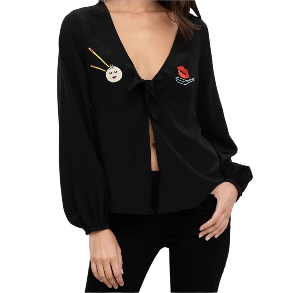 Yumi Kim Dewy Dumpling Silk Top